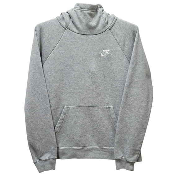 Nike Tops - Nike Women's Long-Sleeves Cropped Top Gray Hoodie Size Small